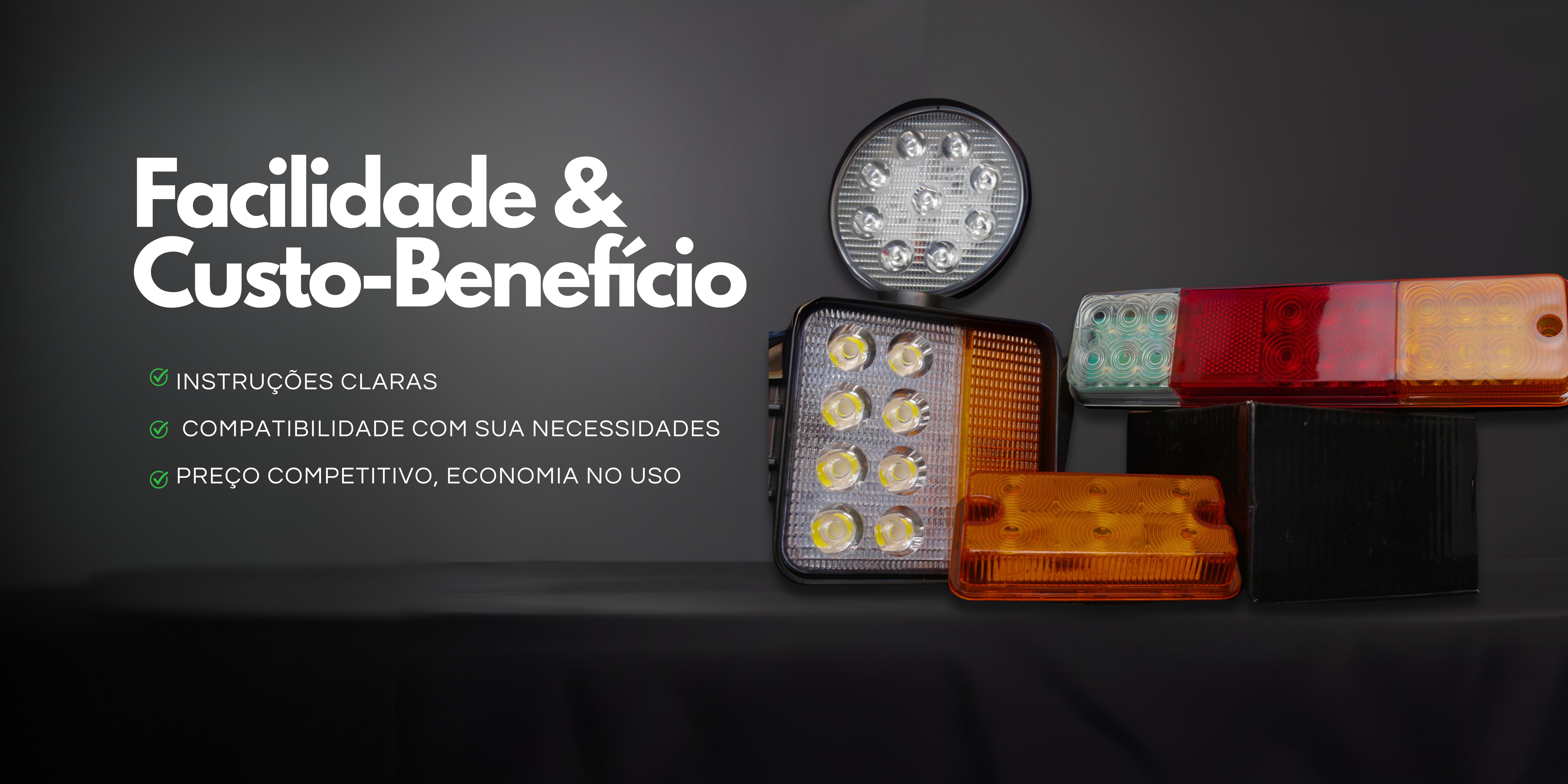 Lanternas e Faróis de Leds