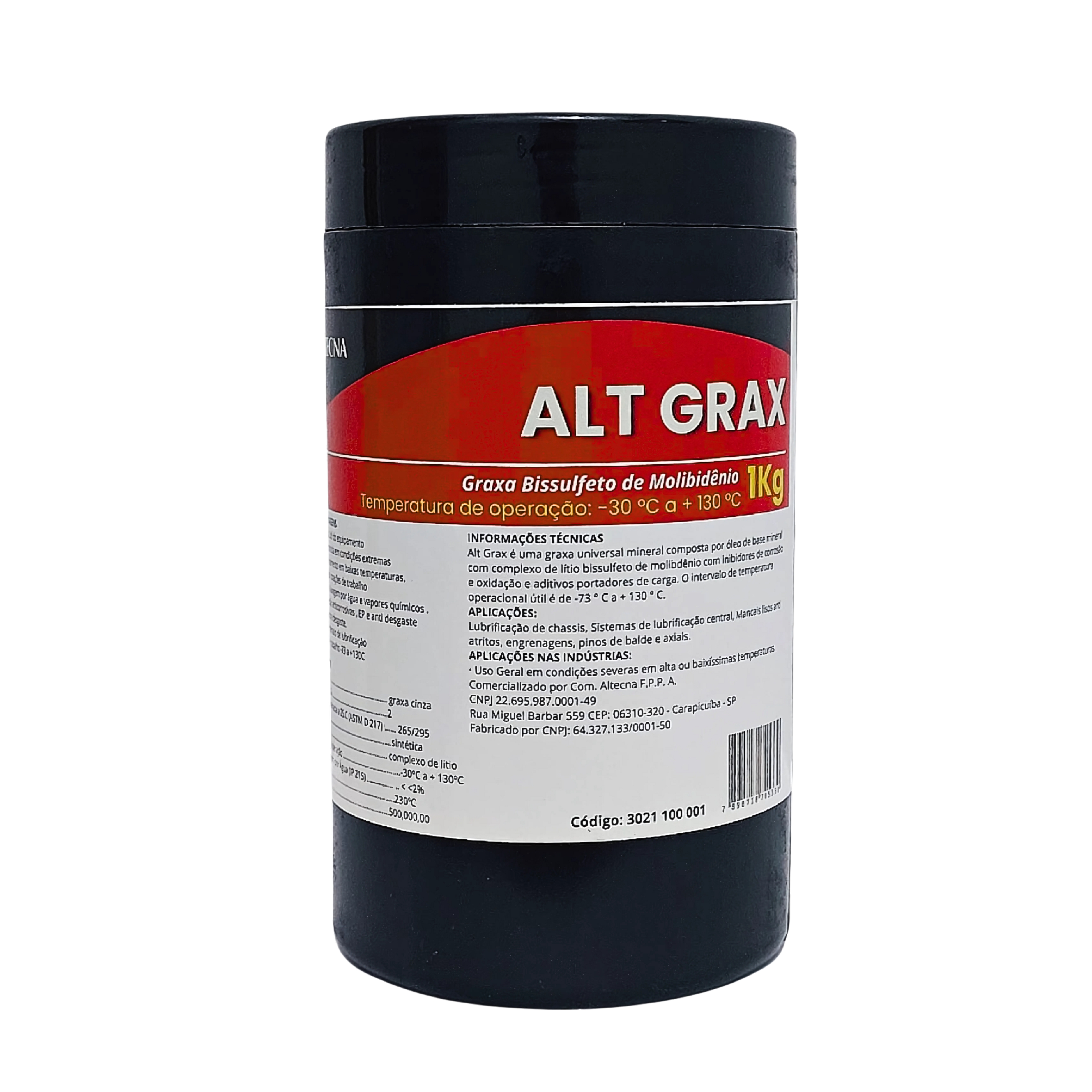 ALT GRAX - Graxa Bissulfeto De Molibidênio